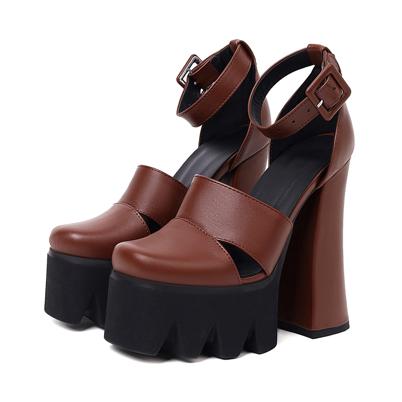 Rock Style Women's Platform Sandals / Sexy High Heels Ankle Strap Shoes