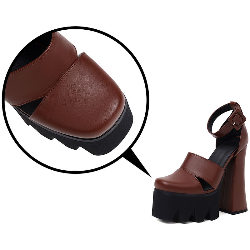 Rock Style Women's Platform Sandals / Sexy High Heels Ankle Strap Shoes