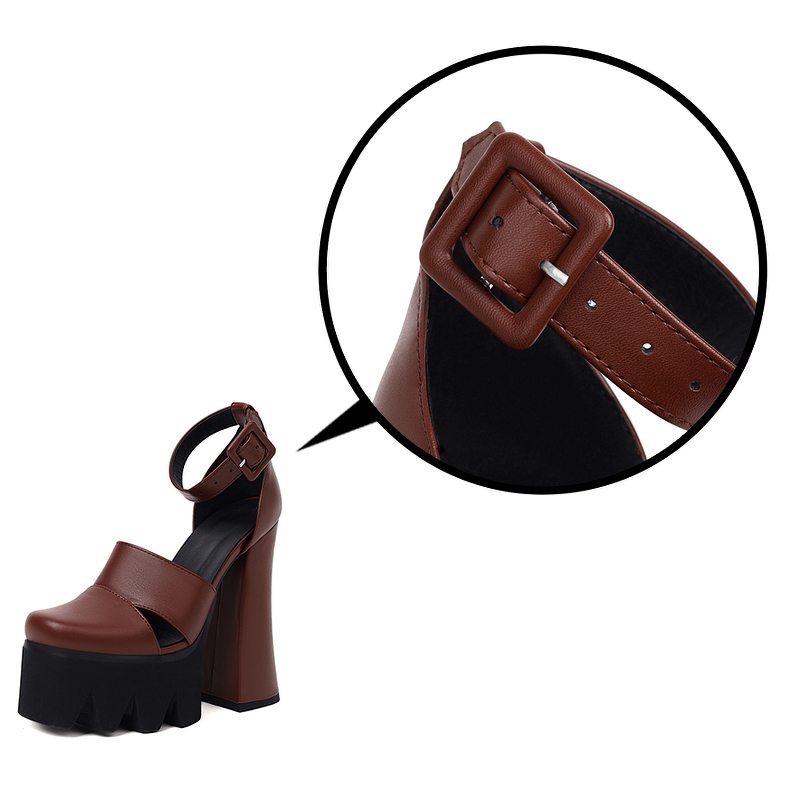 Rock Style Women's Platform Sandals / Sexy High Heels Ankle Strap Shoes