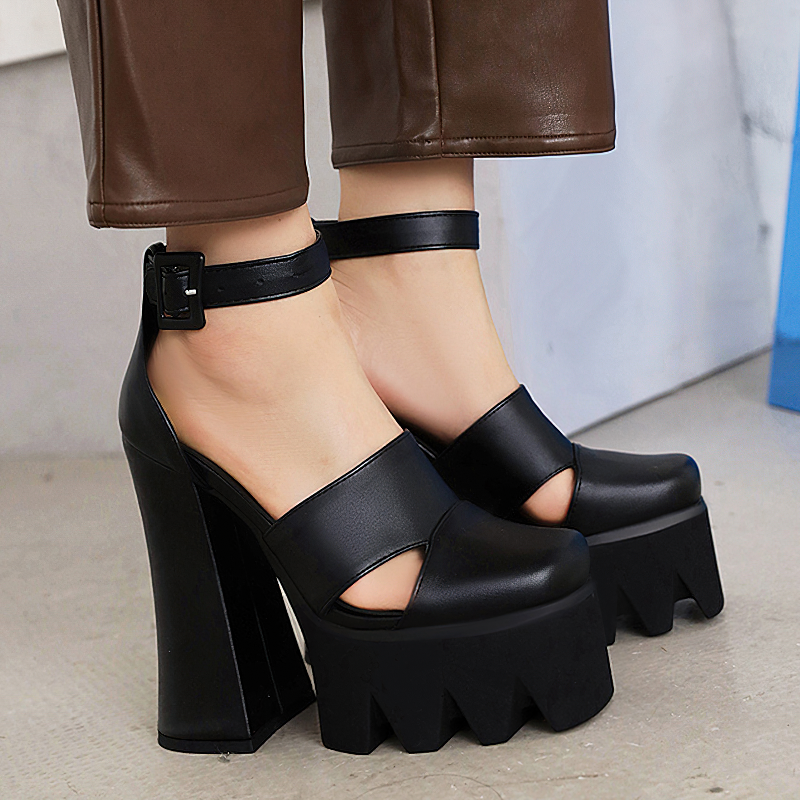 Rock Style Women's Platform Sandals / Sexy High Heels Ankle Strap Shoes