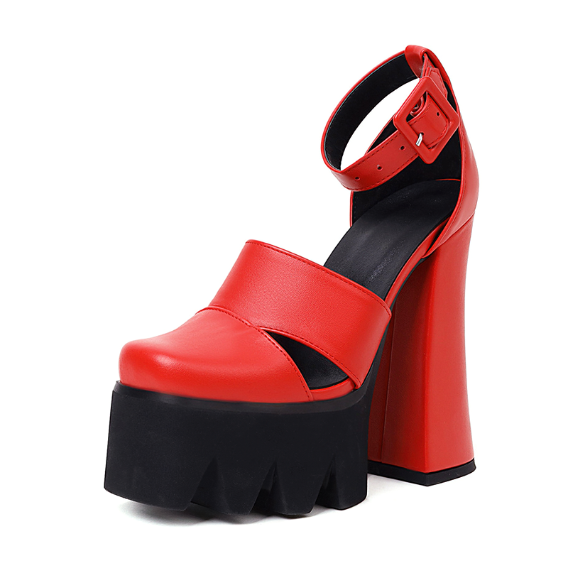 Rock Style Women's Platform Sandals / Sexy High Heels Ankle Strap Shoes