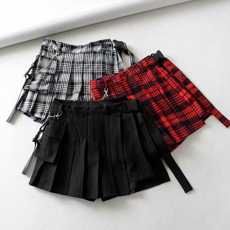 Rock Style Women's Skirt / Street Style Design Mini Skirt