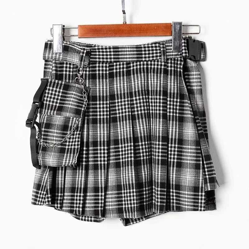Rock Style Women's Skirt / Street Style Design Mini Skirt