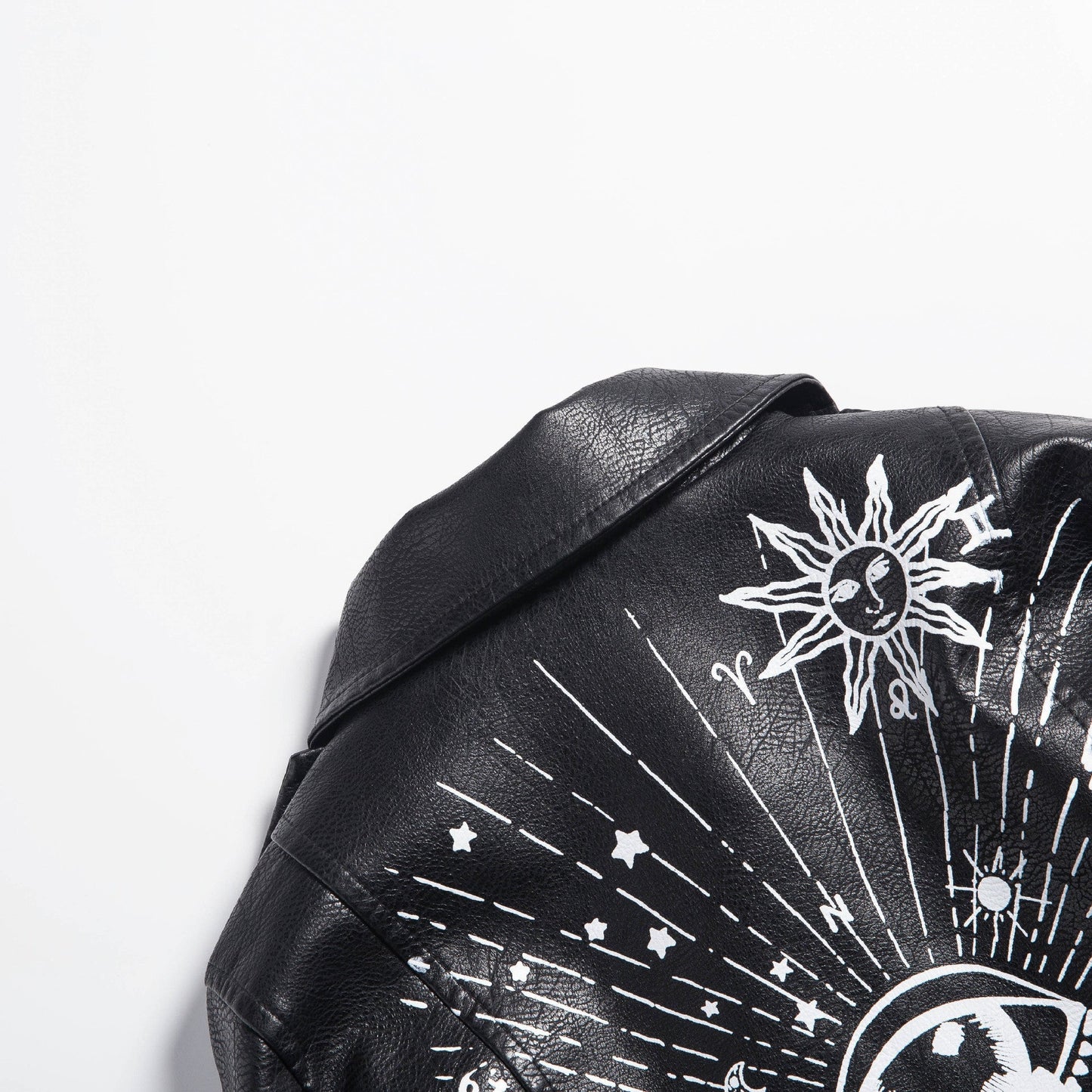 Rocker Girl Outfit / Faux Soft Leather Motorcycle Jacket