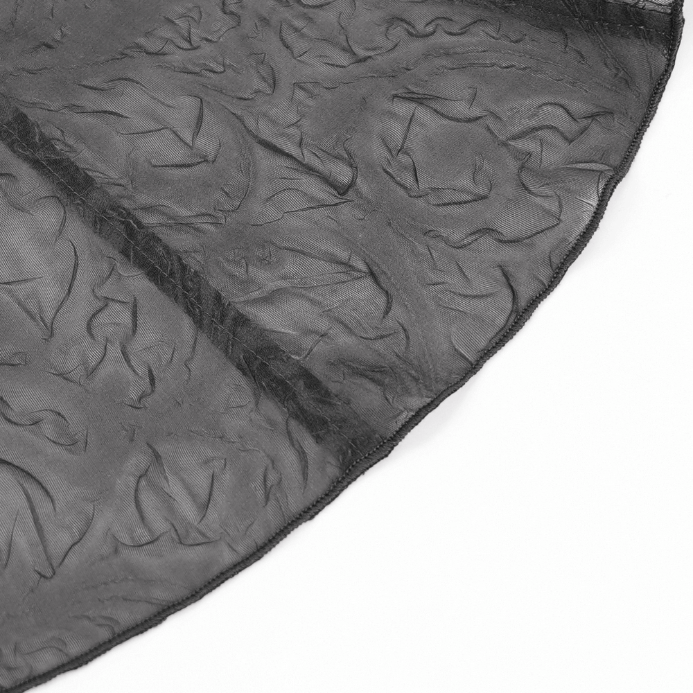 Romantic Sheer Blouse with Lace-Up Waist and Pointed Hem