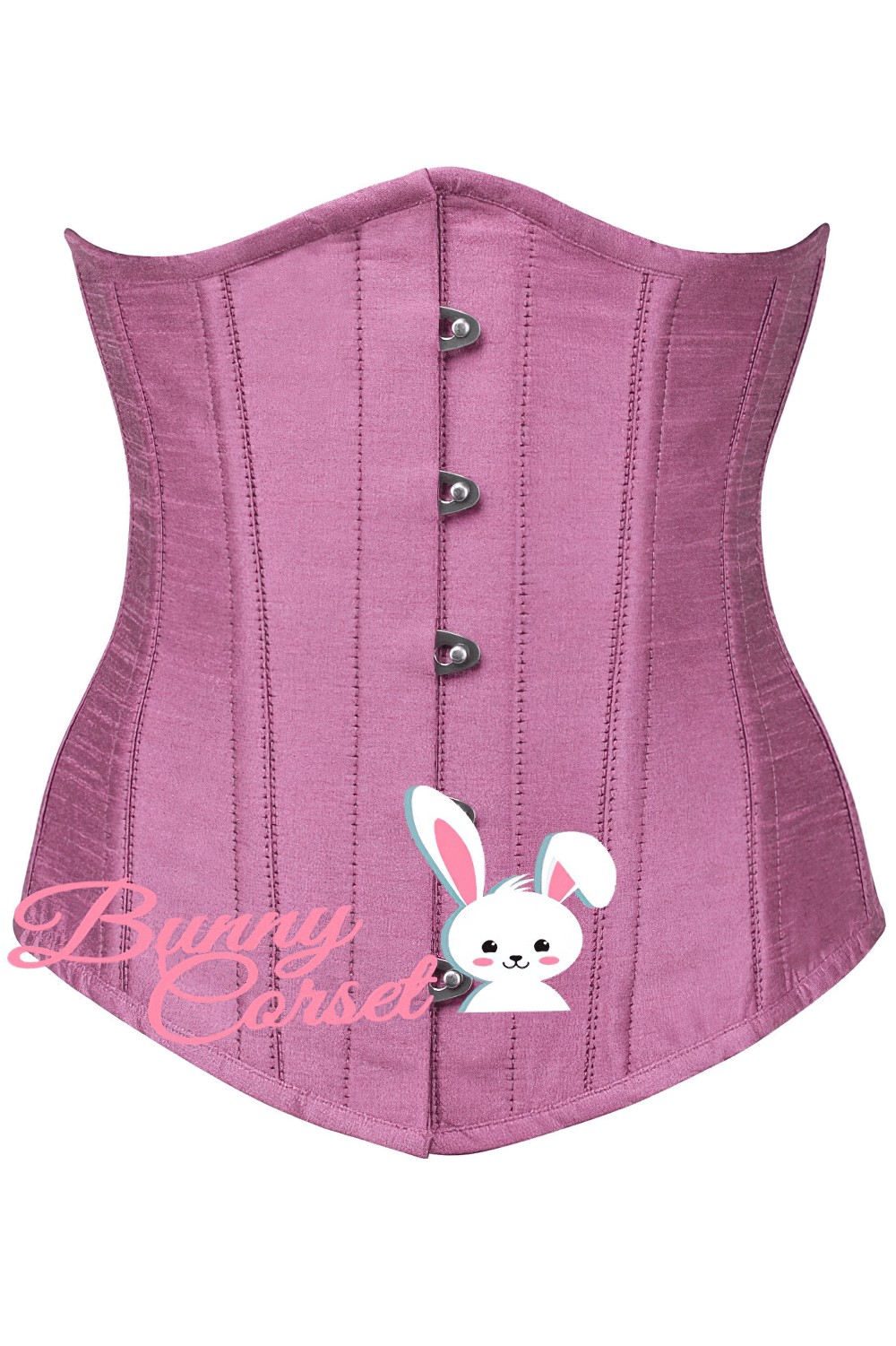 Satin Underbust Corset with Steel Boning and Lacing