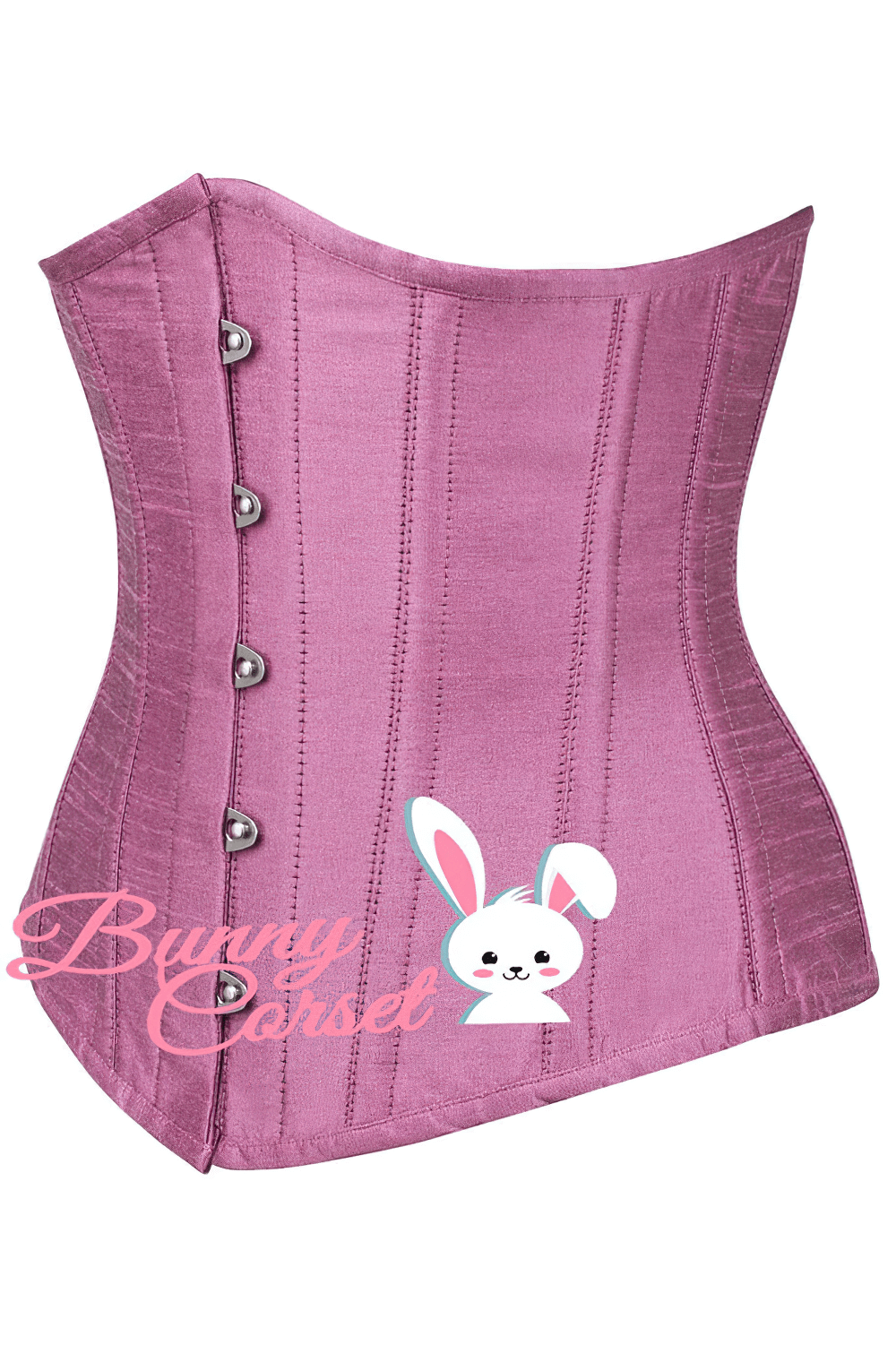 Satin Underbust Corset with Steel Boning and Lacing