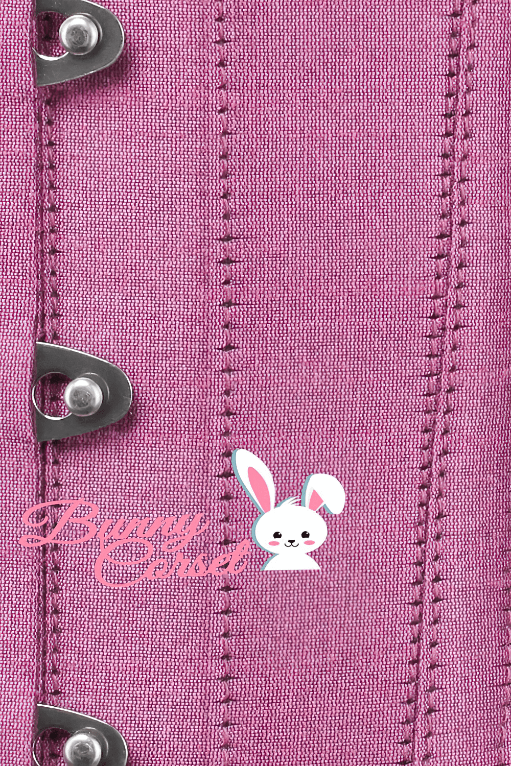 Satin Underbust Corset with Steel Boning and Lacing