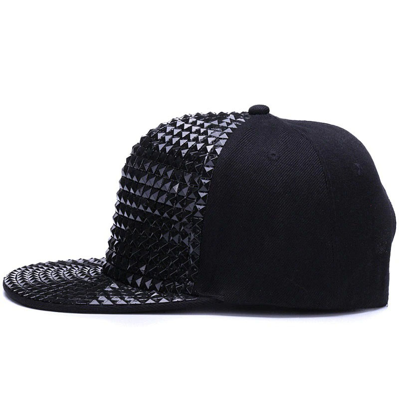 Sequins Adjustable Baseball Caps / Punk Rock Snapback Cap / Cool Hats for Men and Women