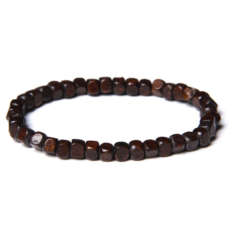 Set bracelets Natural stone beads and wood / Unisex pulseras bracelets