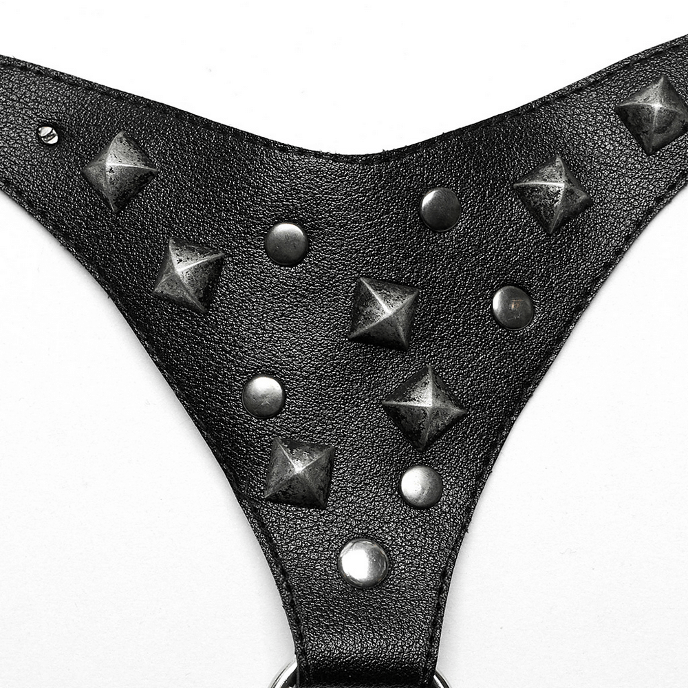 Sexy Elegant Faux Leather Punk Adjustable Harness