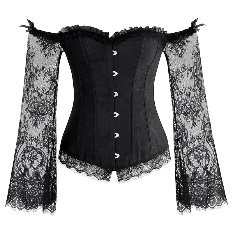 Sexy Lace Women's Corset / Victoriano Steampunk Bustiers Tops / Gothic Ladies Clothes