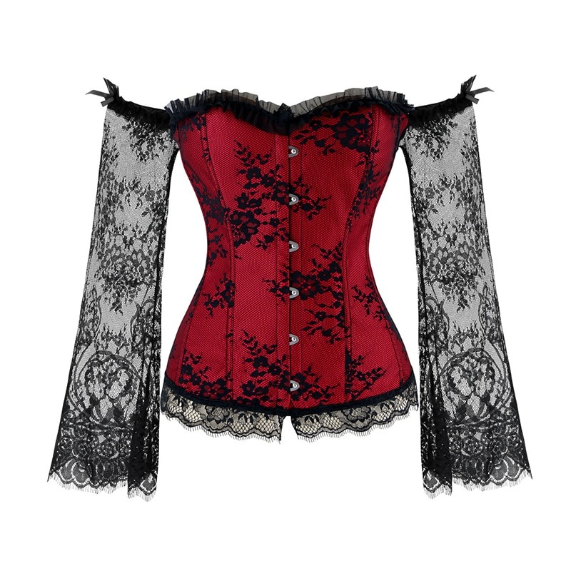 Sexy Lace Women's Corset / Victoriano Steampunk Bustiers Tops / Gothic Ladies Clothes