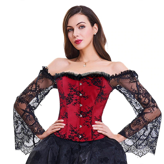 Sexy Lace Women's Corset / Victoriano Steampunk Bustiers Tops / Gothic Ladies Clothes