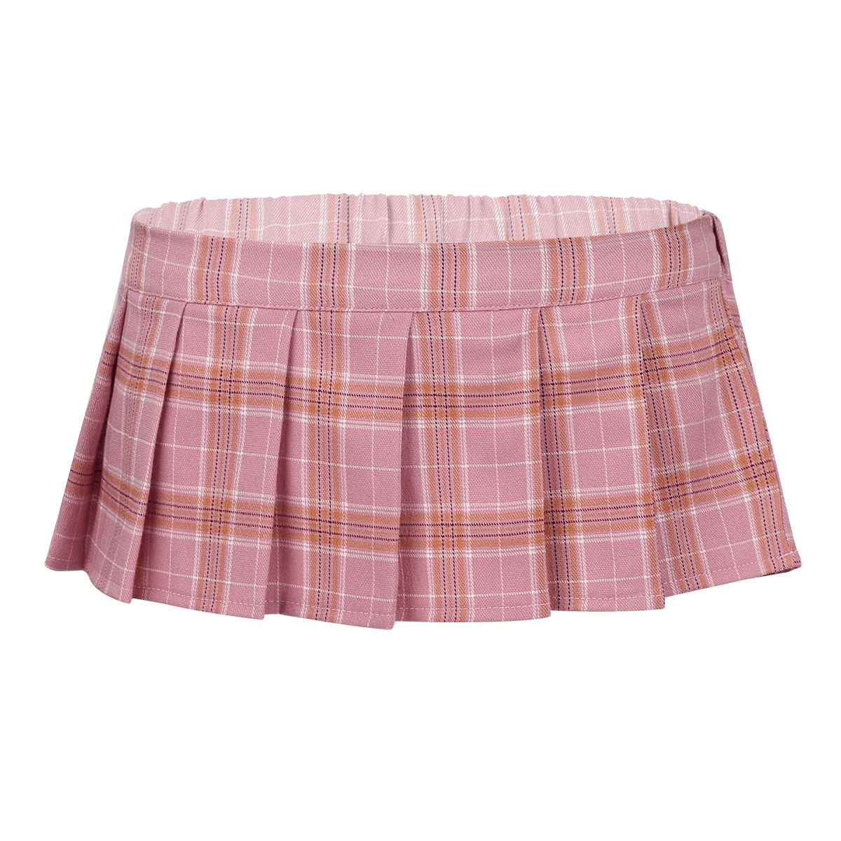 Sexy Ladies Skirt Scottish Style / Cute Elastic Mini Pleated Skirt