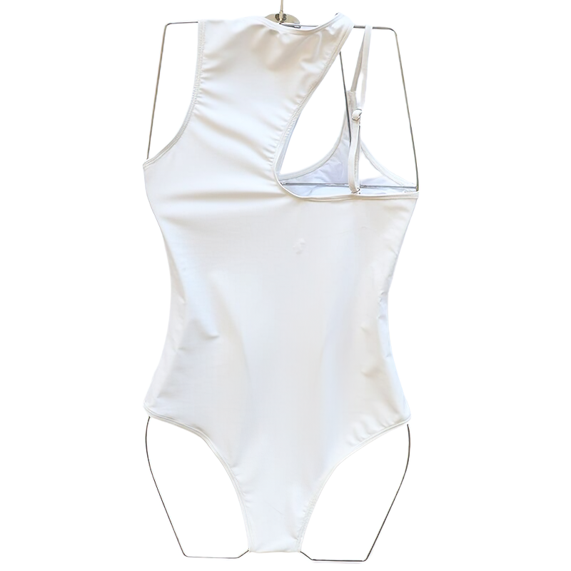 Sexy One Piece Swimwear For Women / Cut Out Bodysuit Of High Neck / Stylish Summer Wear
