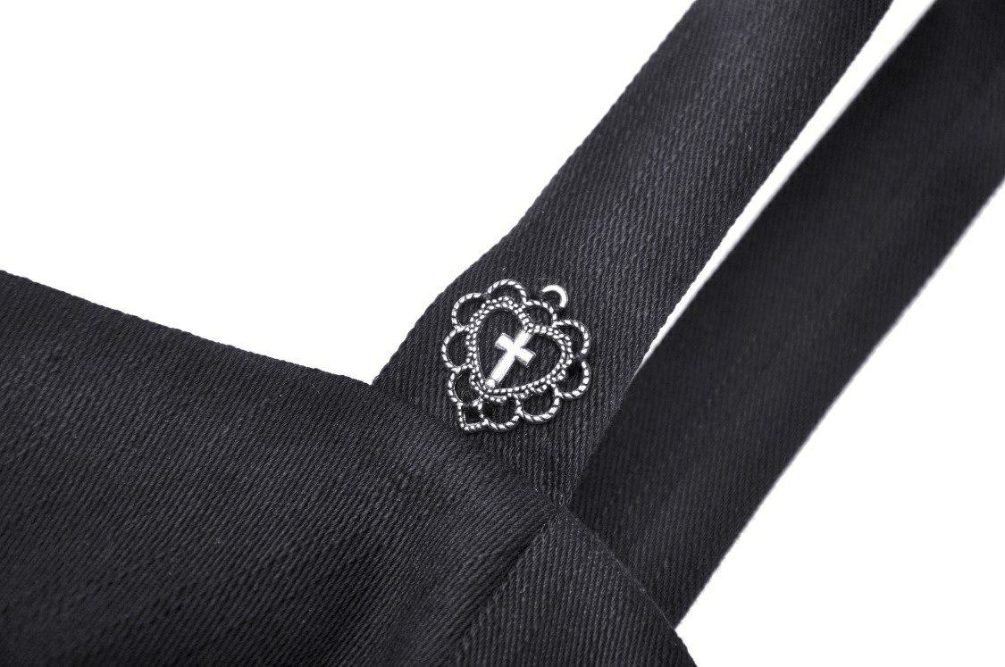 Sexy Punk Front Zip Cutout Crop Top for Women