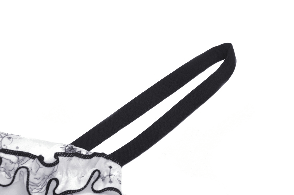 Sexy Punk Strap Dress with Lace Trim and Animal Print