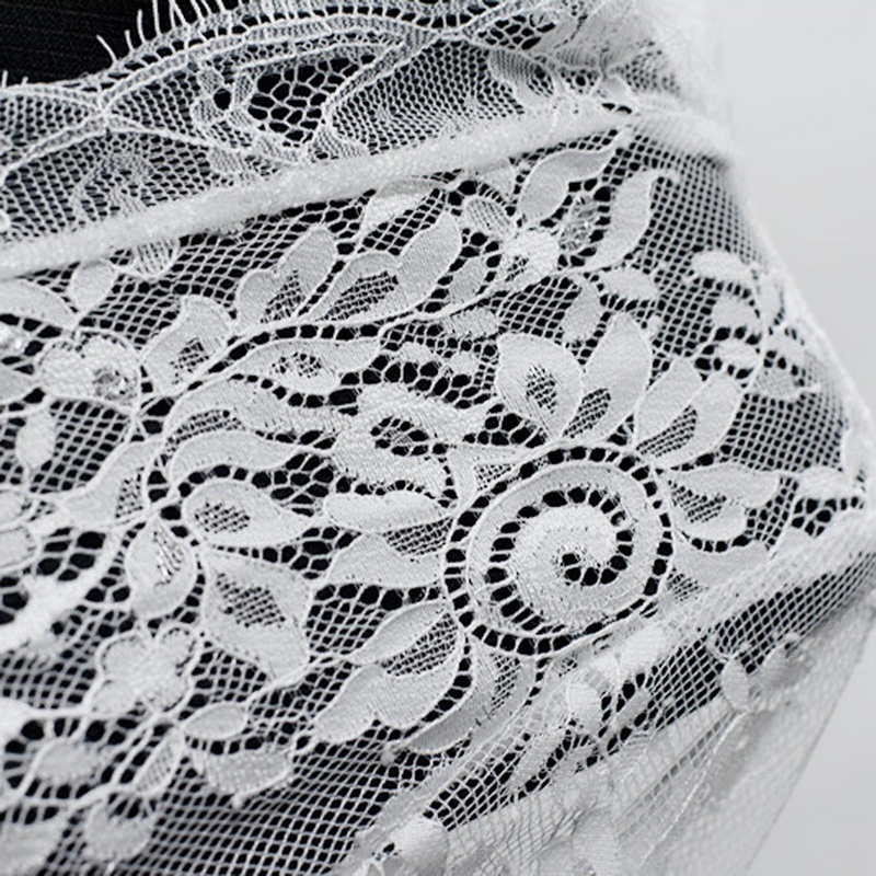 Sexy See Through Lace Kimono Robe for Women / Erotic Ladies Nightgown with Long Sleeves