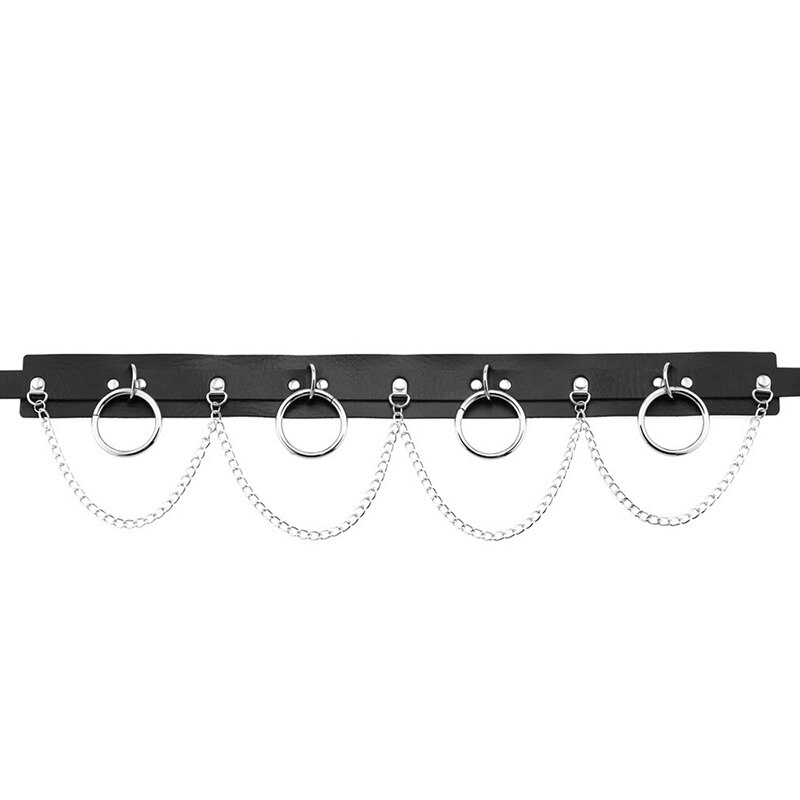 Sexy Women's Belt with Rings and Chains / Fashion Body Accessories