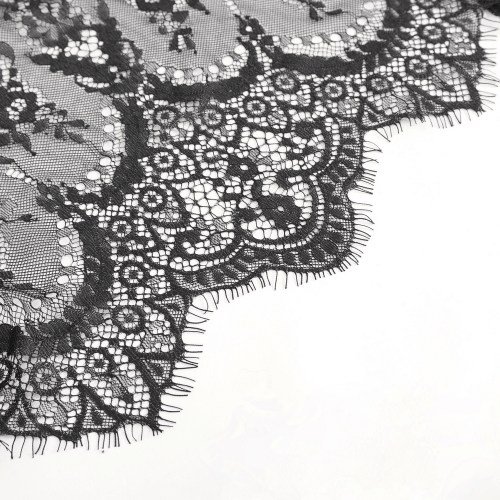 Sexy Women's Lace Backless Lingerie with Irregular Hem