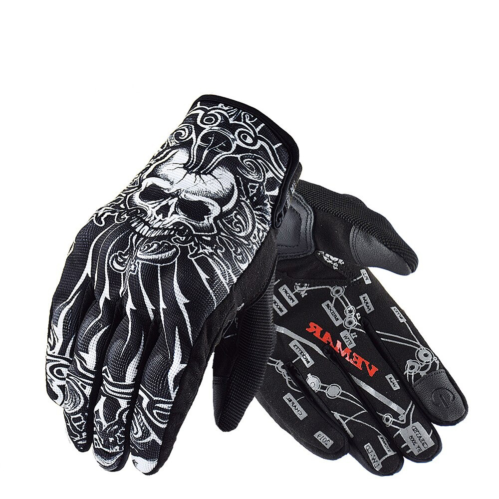 Shockproof Motorcycle Gloves in Rock Style / Unisex Gloves with Finger for Touch Screen