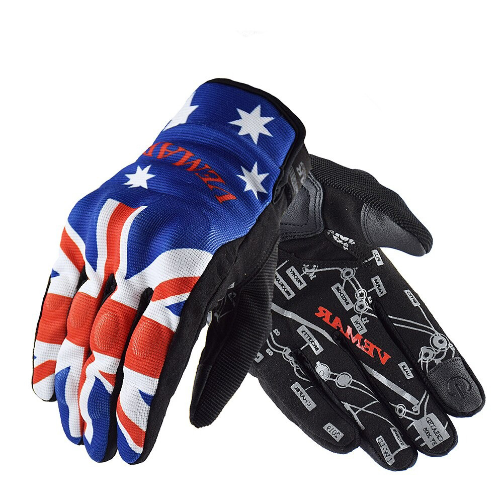 Shockproof Motorcycle Gloves in Rock Style / Unisex Gloves with Finger for Touch Screen