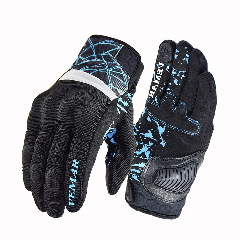 Shockproof Motorcycle Gloves in Rock Style / Unisex Gloves with Finger for Touch Screen