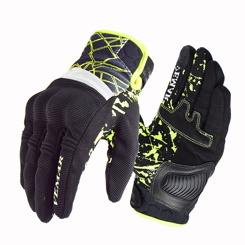 Shockproof Motorcycle Gloves in Rock Style / Unisex Gloves with Finger for Touch Screen