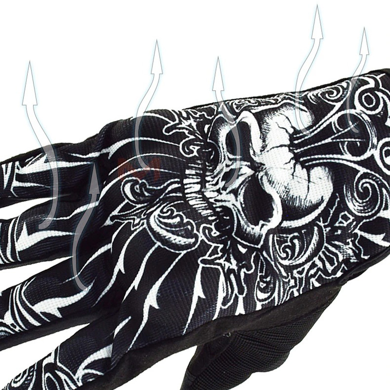 Shockproof Motorcycle Gloves in Rock Style / Unisex Gloves with Finger for Touch Screen