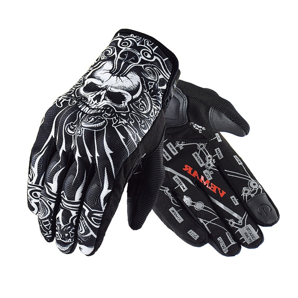 Shockproof Motorcycle Gloves in Rock Style / Unisex Gloves with Finger for Touch Screen
