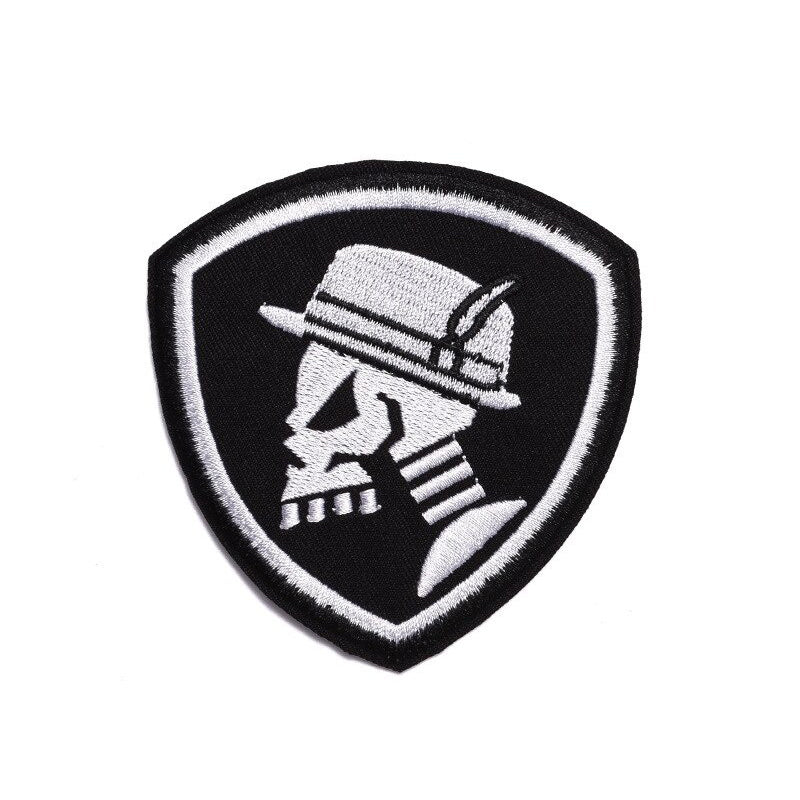 Skull and Hat Fusible Patch On Clothes / Unisex Rave Outfits Accessory For Jackets and Bags