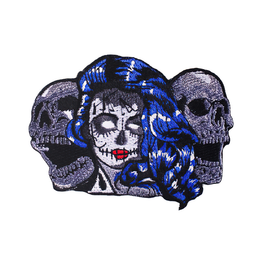 Skull Patch For Clothes / Unisex Accessory For Jackets And Bags / Alternative Fashion