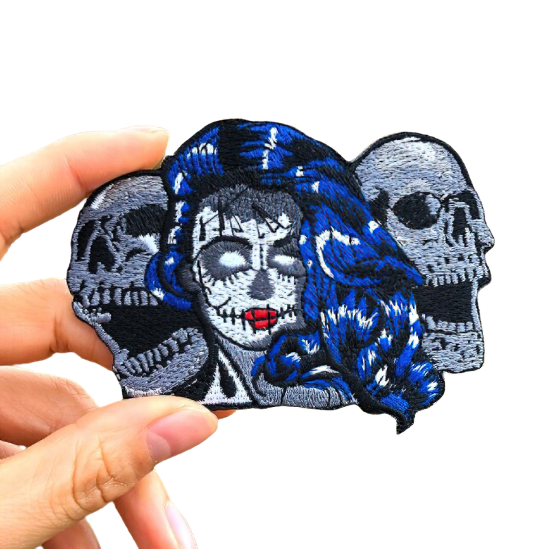 Skull Patch For Clothes / Unisex Accessory For Jackets And Bags / Alternative Fashion