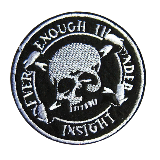 Skull Patches For Clothing / Rock Style Embroidered Badges For Jacket / Gothic Fashion