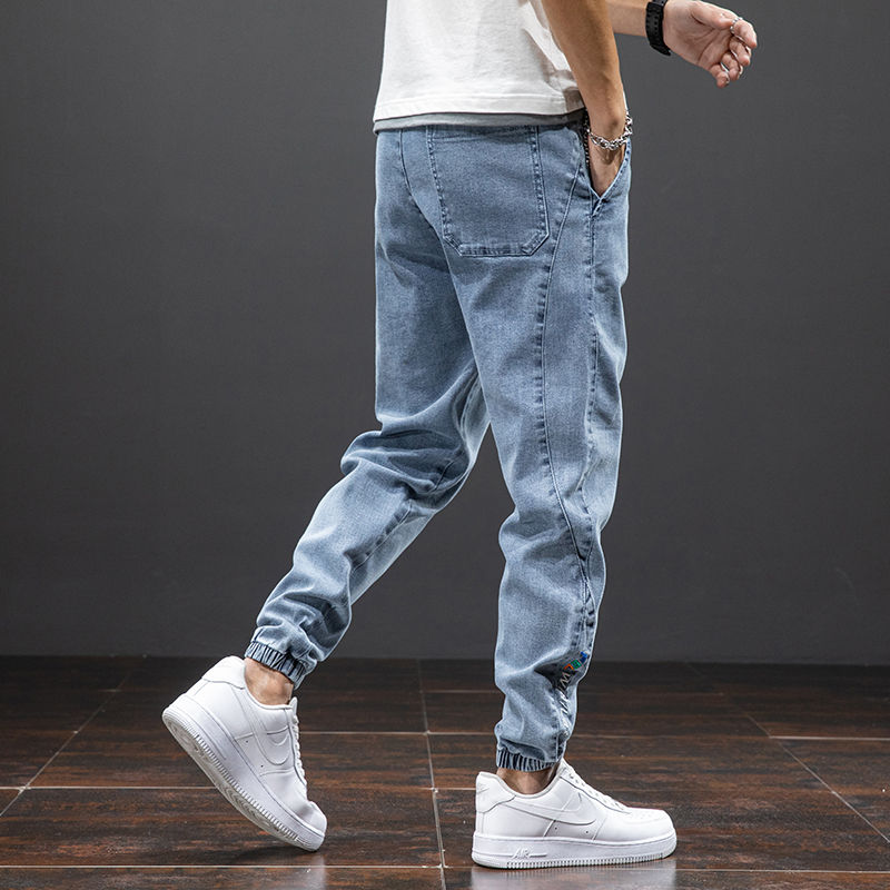 Denim Cargo Pants for Men / Cool Casual Loose Jeans in Three Colors