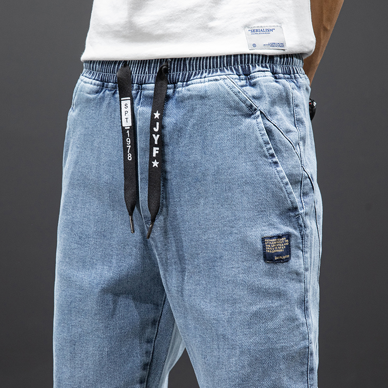 Denim Cargo Pants for Men / Cool Casual Loose Jeans in Three Colors