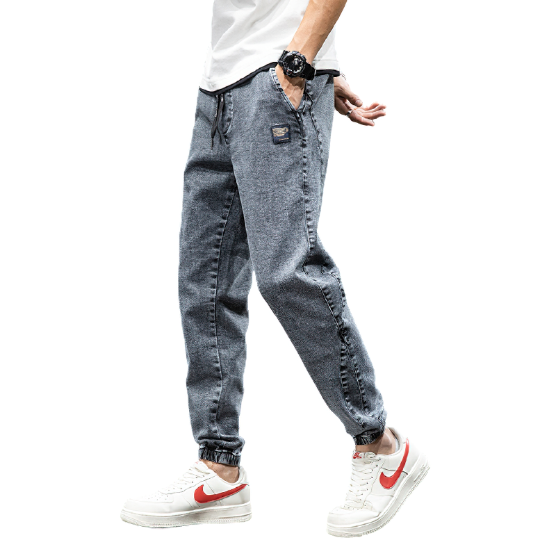 Denim Cargo Pants for Men / Cool Casual Loose Jeans in Three Colors