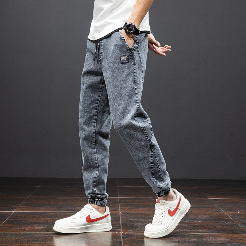 Denim Cargo Pants for Men / Cool Casual Loose Jeans in Three Colors