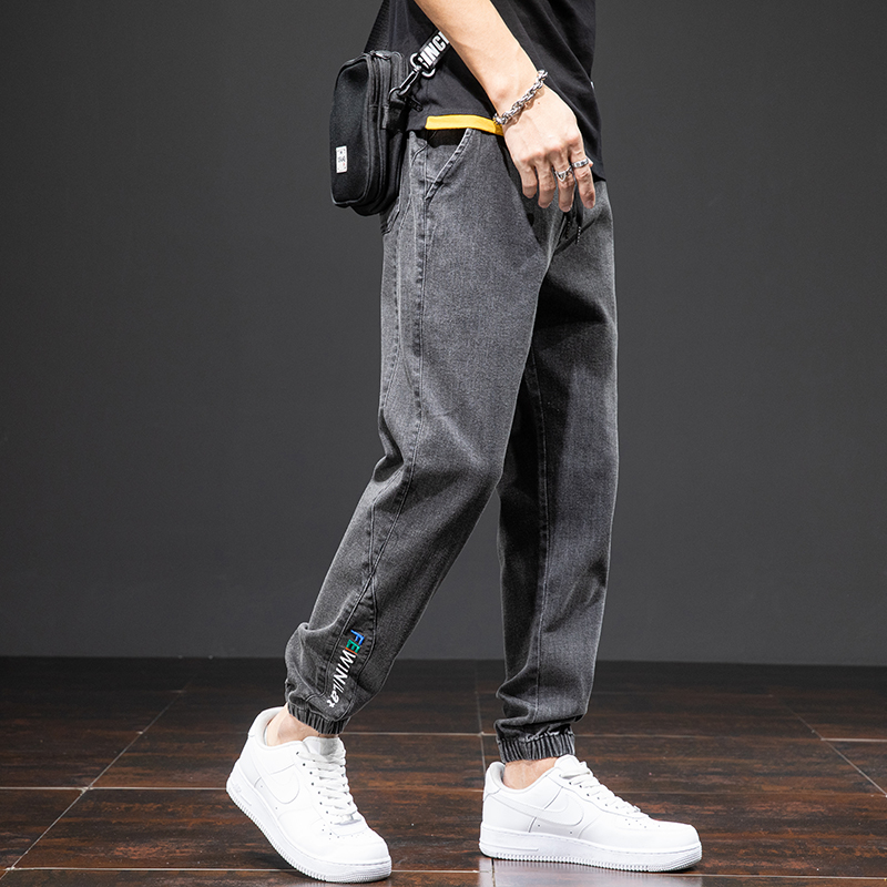 Denim Cargo Pants for Men / Cool Casual Loose Jeans in Three Colors