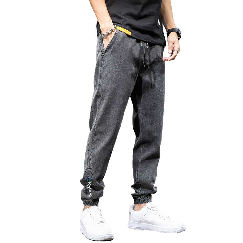 Denim Cargo Pants for Men / Cool Casual Loose Jeans in Three Colors