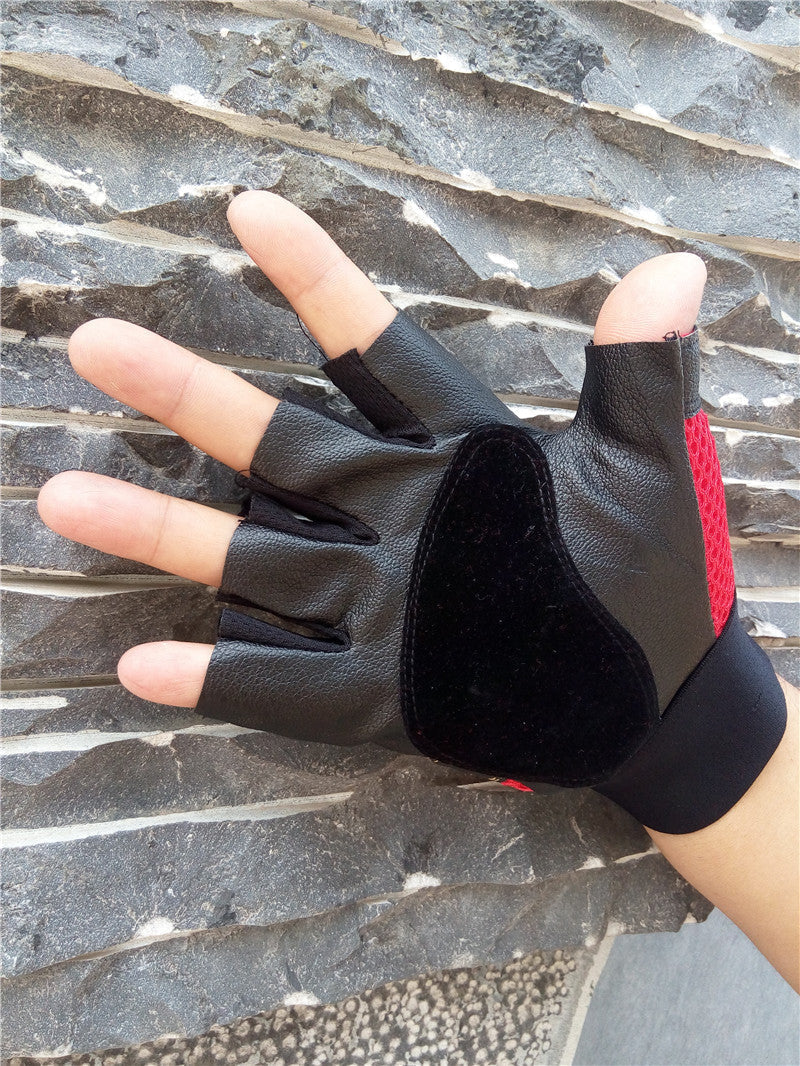 Skulls Rivet Gloves / Alternative Fashion Half Finger Gloves