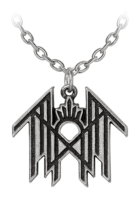 Sleep Token Logo Pendant in Antiqued English Pewter