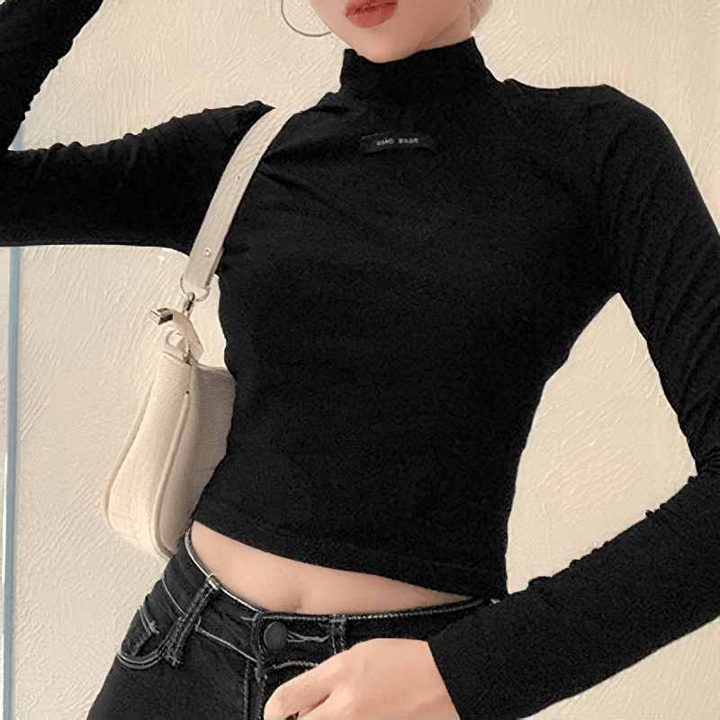 Slim Fit Multicolor Short Cami Top and Black Sweatshirt Two-piece Set / Women's Alternative Apparel