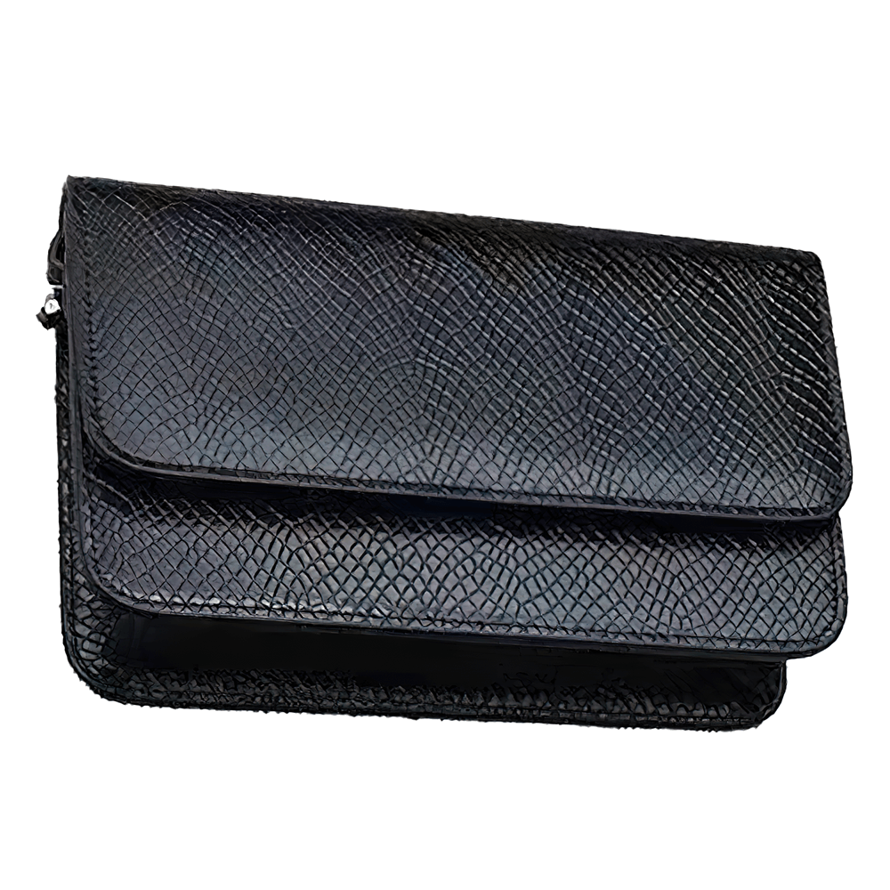 Small Single Shoulder Bag with Snake Pattern / Stylish Women's Clutch