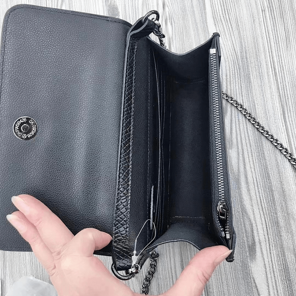 Small Single Shoulder Bag with Snake Pattern / Stylish Women's Clutch