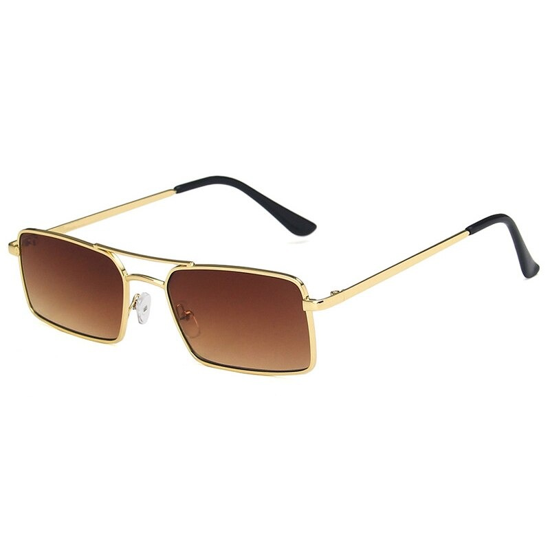 Small Square Women‘s Sunglasses Frame / Vintage Alloy Metal UV400 Sun Glasses for Men & Women