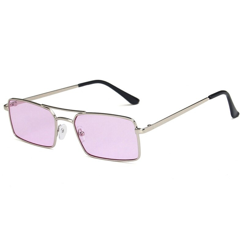 Small Square Women‘s Sunglasses Frame / Vintage Alloy Metal UV400 Sun Glasses for Men & Women