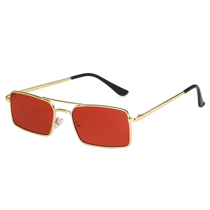 Small Square Women‘s Sunglasses Frame / Vintage Alloy Metal UV400 Sun Glasses for Men & Women