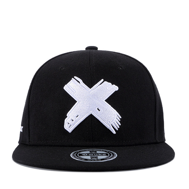 Snapback Cap Baseball Cap / Men Women Rock Style Baseball Hats with Flat Brim / Edgy clothing